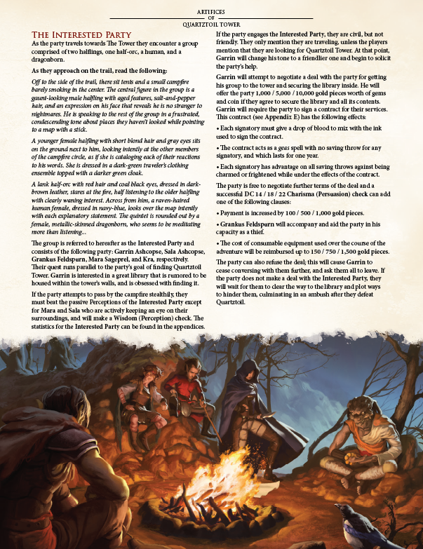 Artifices of Quartztoil Tower Preview (5E)