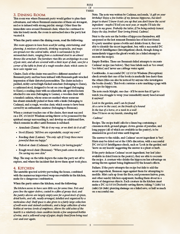 Rule of Three PDF (5E)