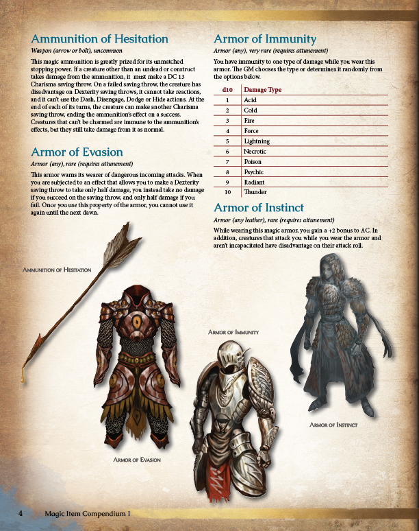 Magic Item Compendium 1 Preview (5E)
