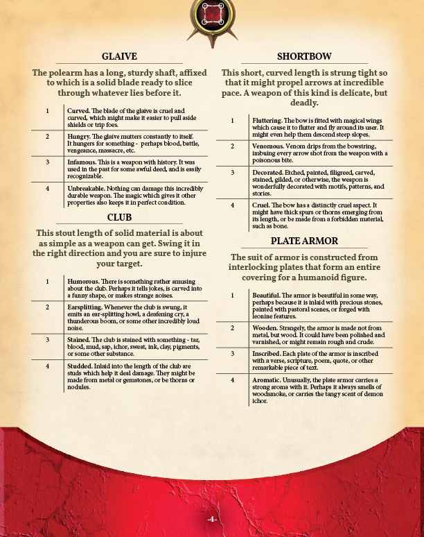 Magic Item Generator 2 Preview (5E)