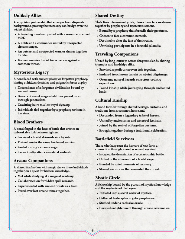 The RPG Party Starter Preview