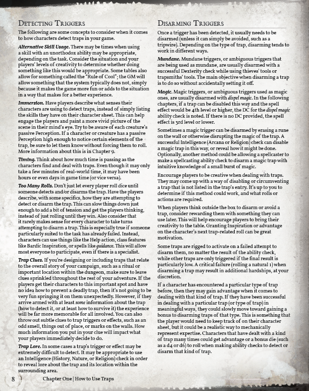 Treacherous Traps Preview (5E)