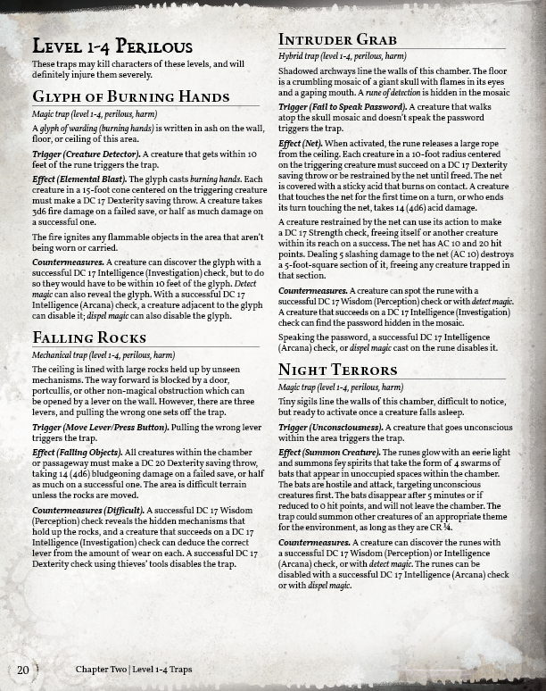 Treacherous Traps Preview (5E)