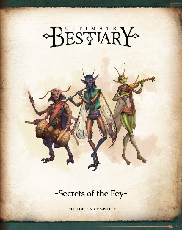 Ultimate Bestiary: Secrets of the Fey Preview (5E)