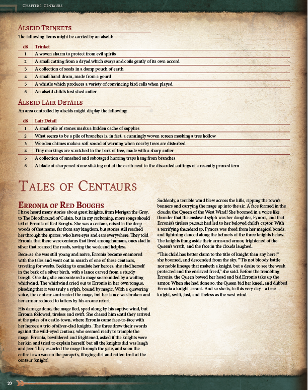 Ultimate Bestiary: Secrets of the Fey Preview (5E)