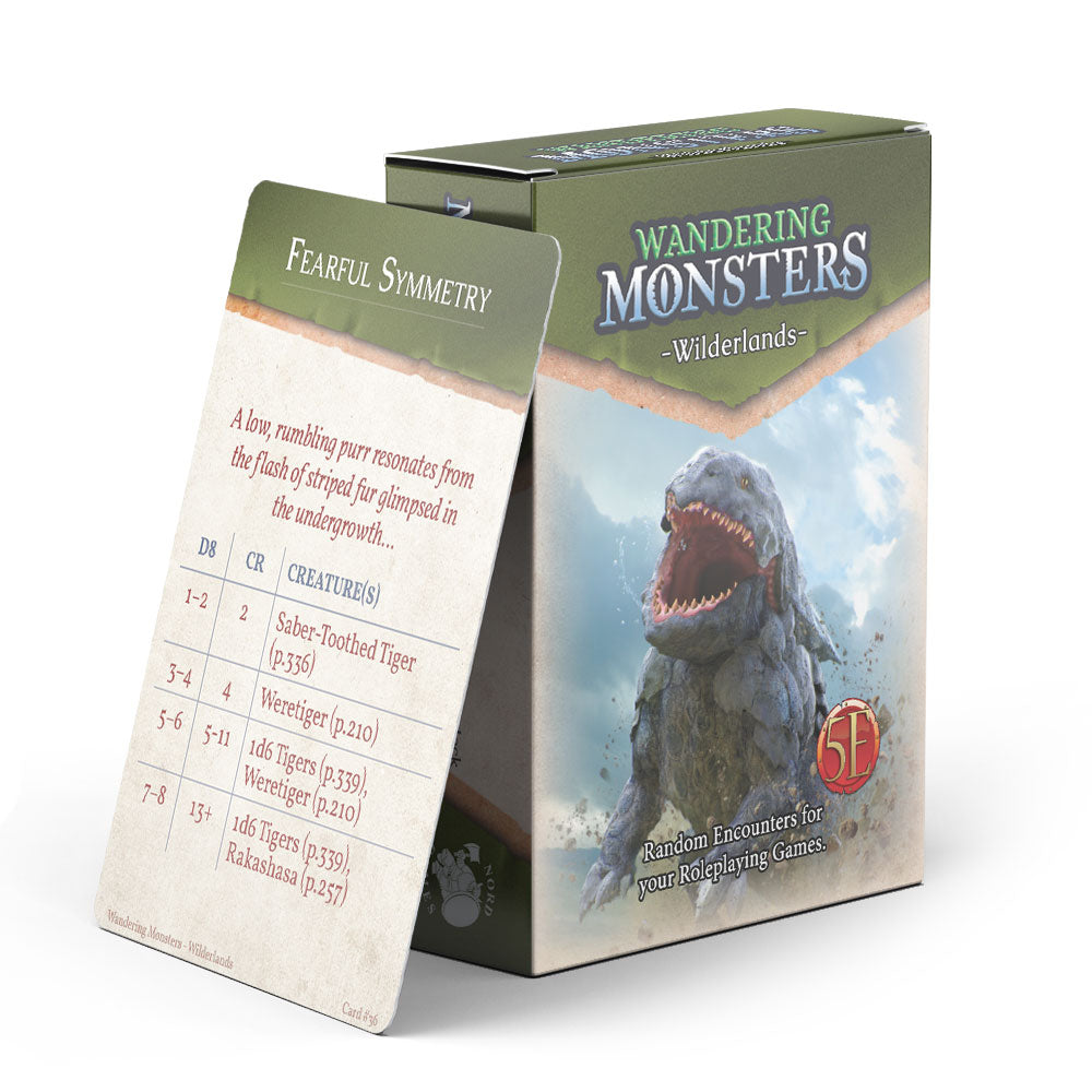 wandering monsters photos Wandering Monsters Deck: Wilderlands (5E)