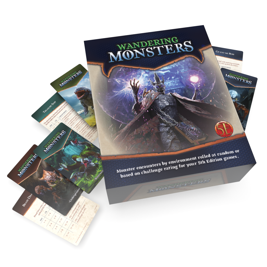 5th edition monsters Wandering Monsters Box Set (5E)