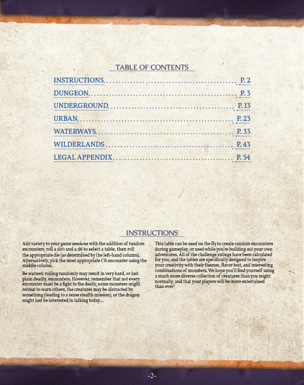 Wandering Monsters Preview (5E)