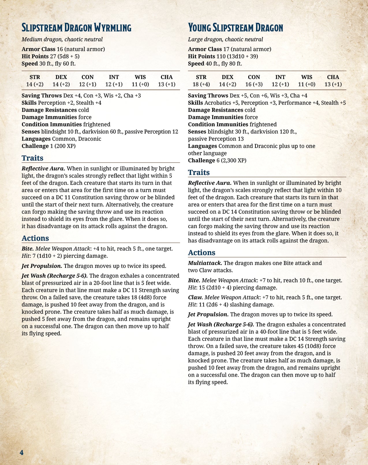 Elemental Dragons - Slipstream Dragon