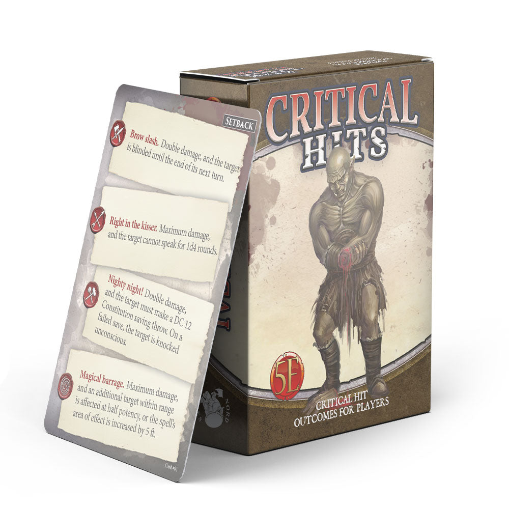 Critical Hit Deck for Players (5E)