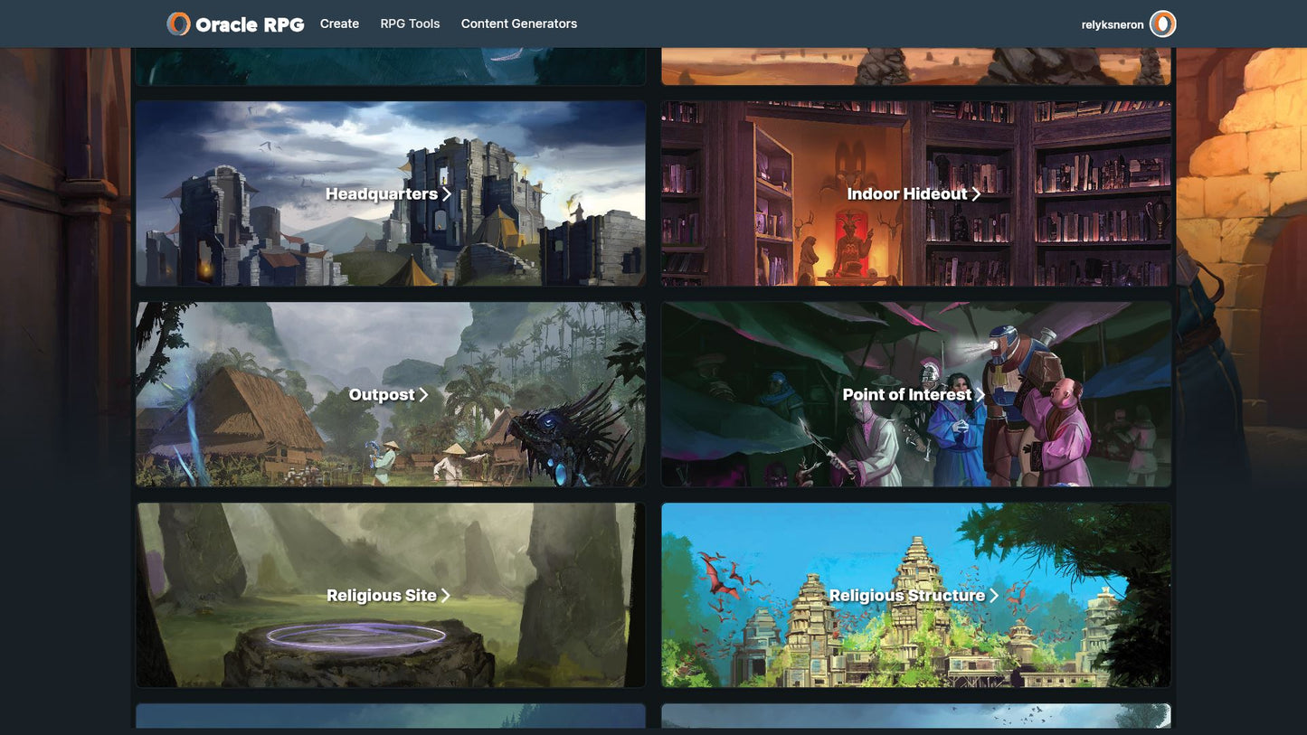 Destination Generator Oracle RPG Module