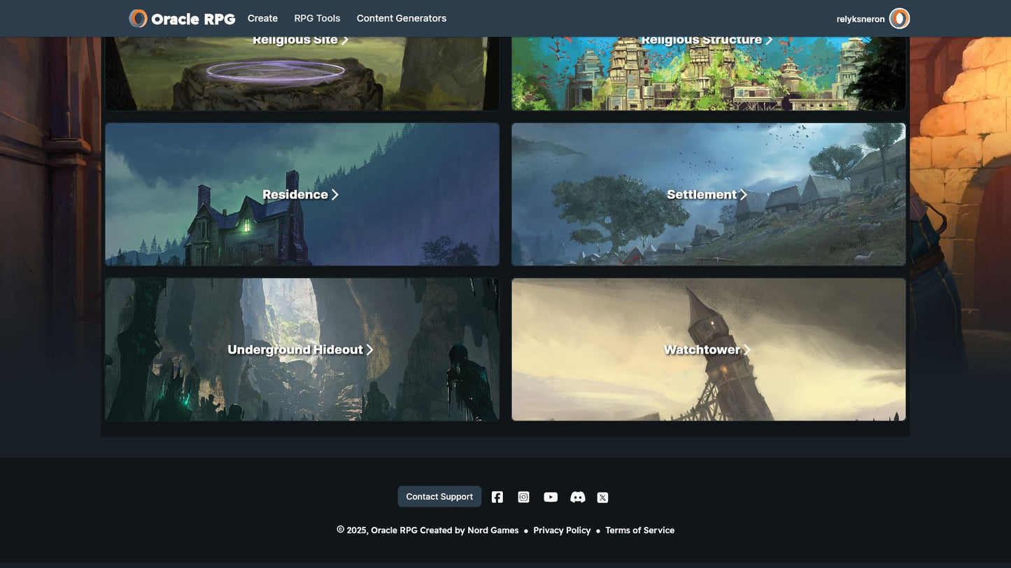 Destination Generator Oracle RPG Module