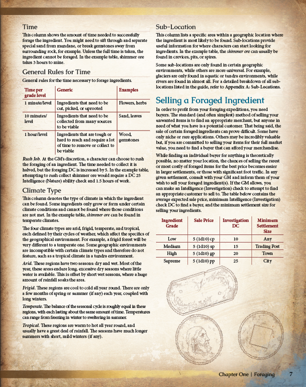 Foraging, Harvesting & Natural Discovery PDF (5E)