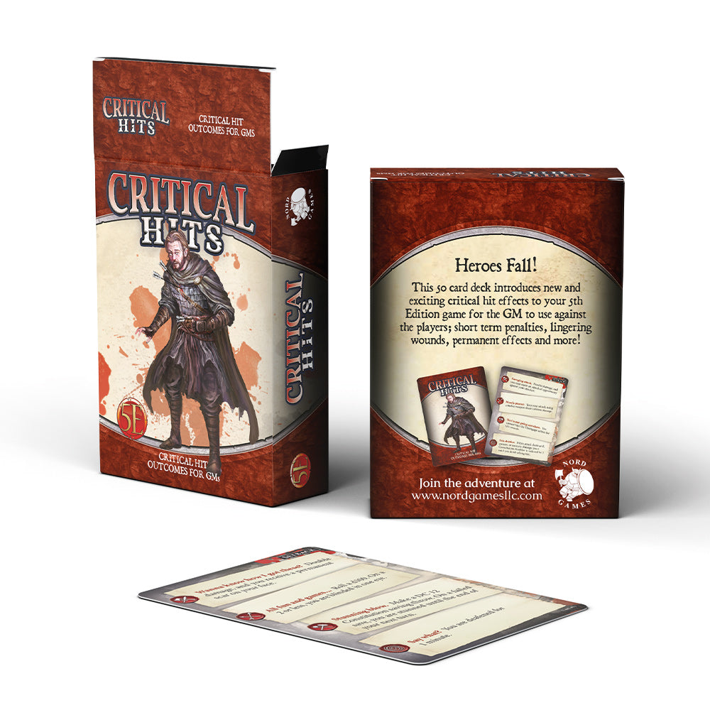 Critical Hit Deck for GMs (5E)