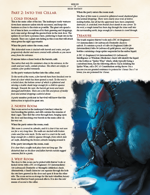 Creaking in the Dark Preview (5E)