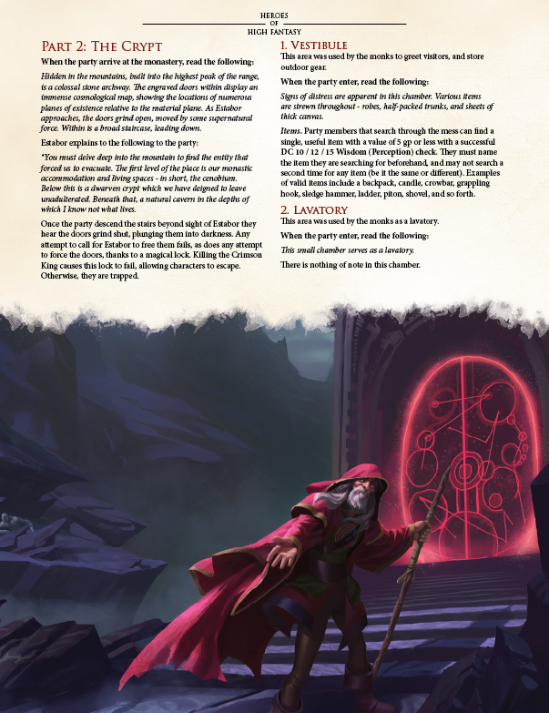 Crypt of the Crimson King PDF (5E)