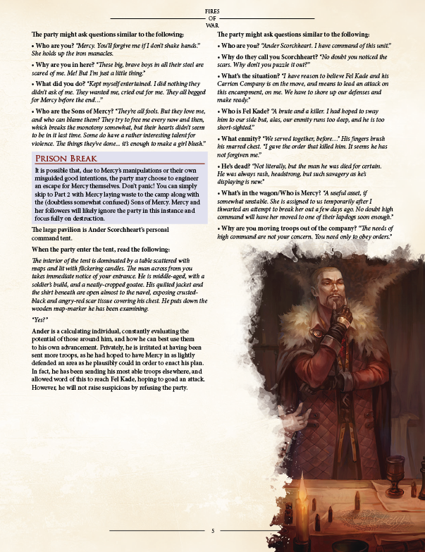 Fires of War PDF (5E)