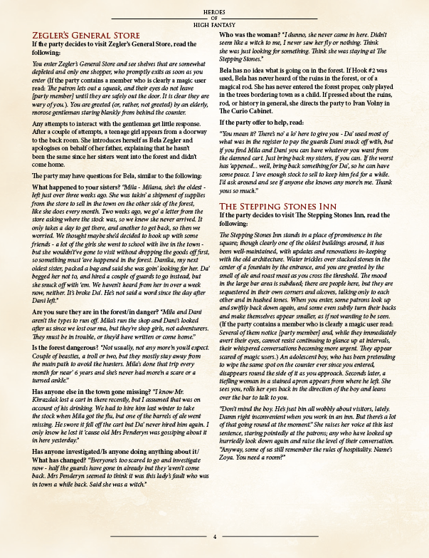 Witch of the Wilderlands PDF (5E)