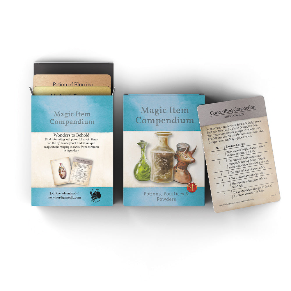 Magic Item Compendium: Potions, Poultices & Powders (5E)