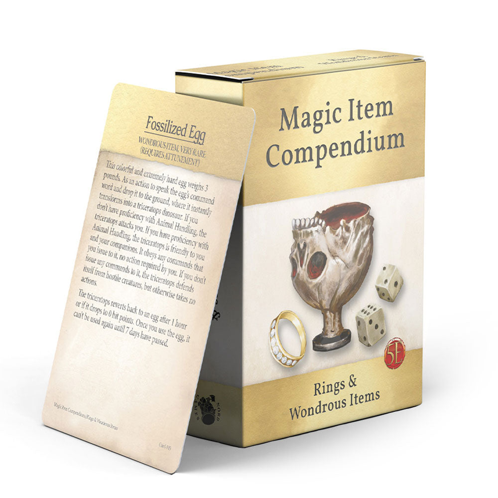 Magic Item Compendium: Rings & Wondrous Items (5E)