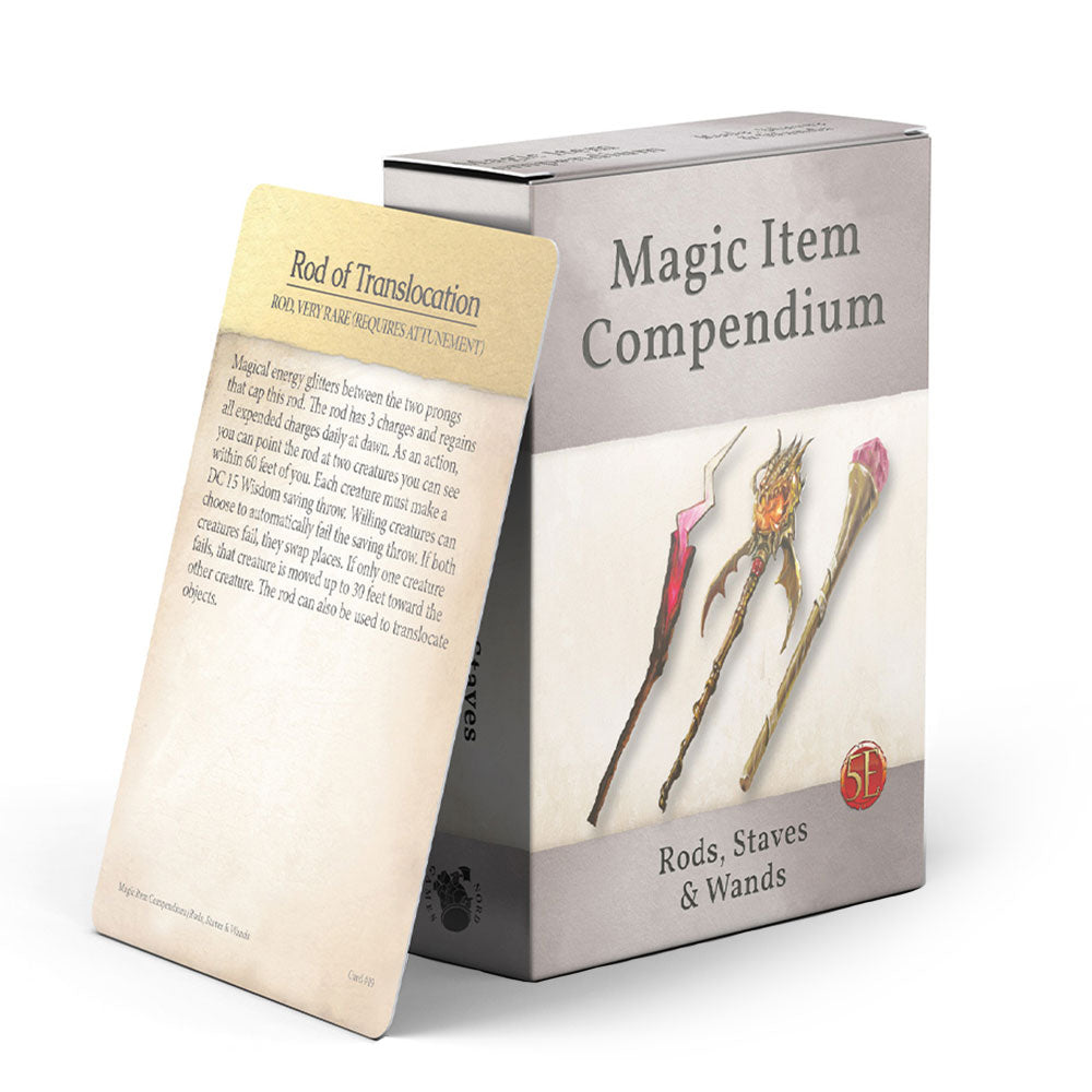 Magic Item Compendium: Rods, Staves & Wands (5E)