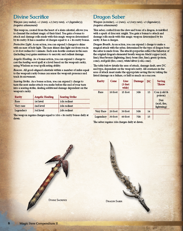 Magic Item Compendium 2 Preview (5E)