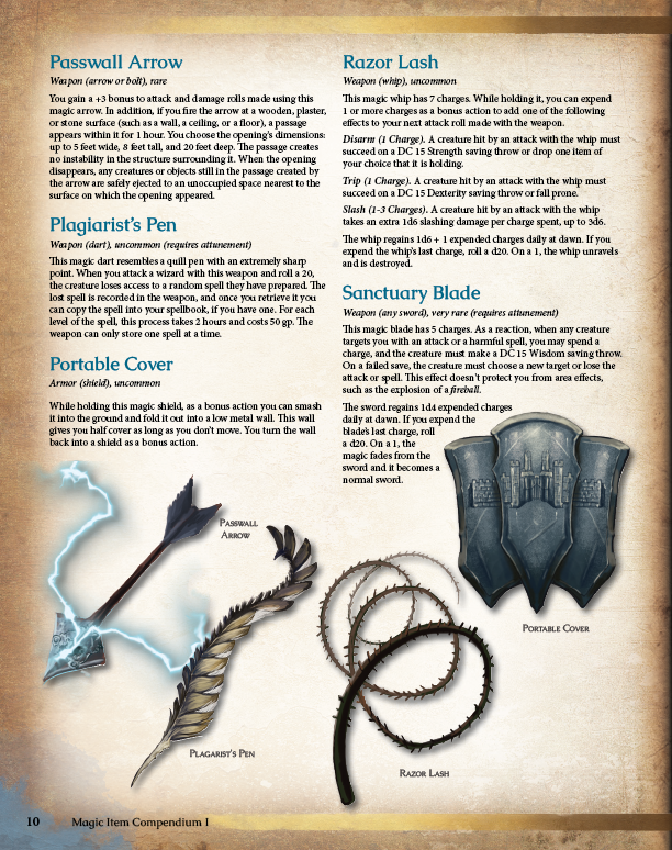Magic Item Compendium 1 Preview (5E)