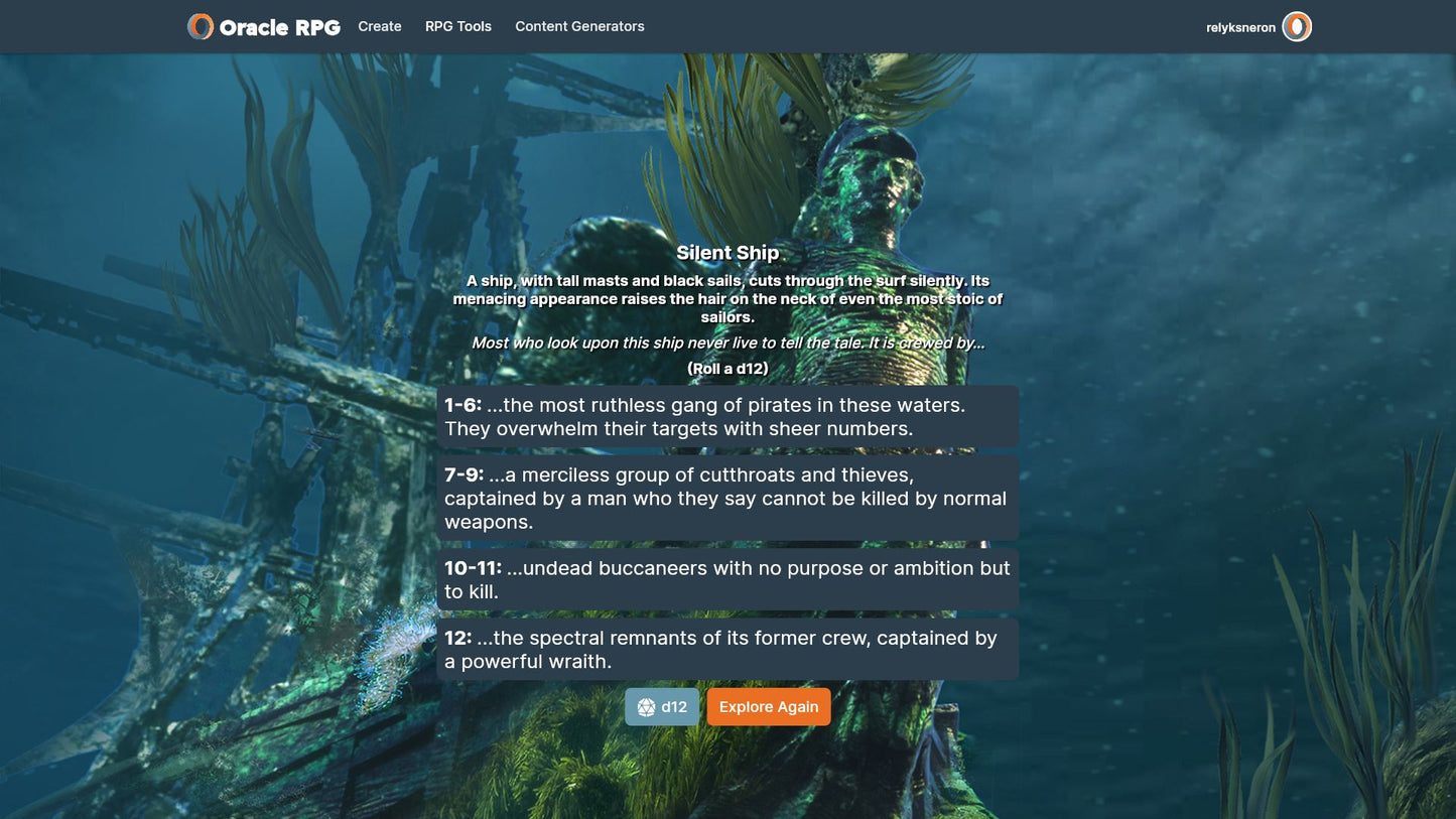 Objects of Intrigue Oracle RPG Module (5E)