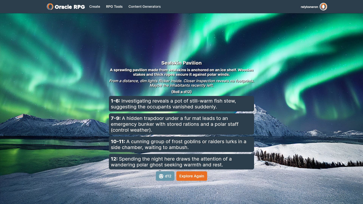Objects of Intrigue Oracle RPG Module (5E)