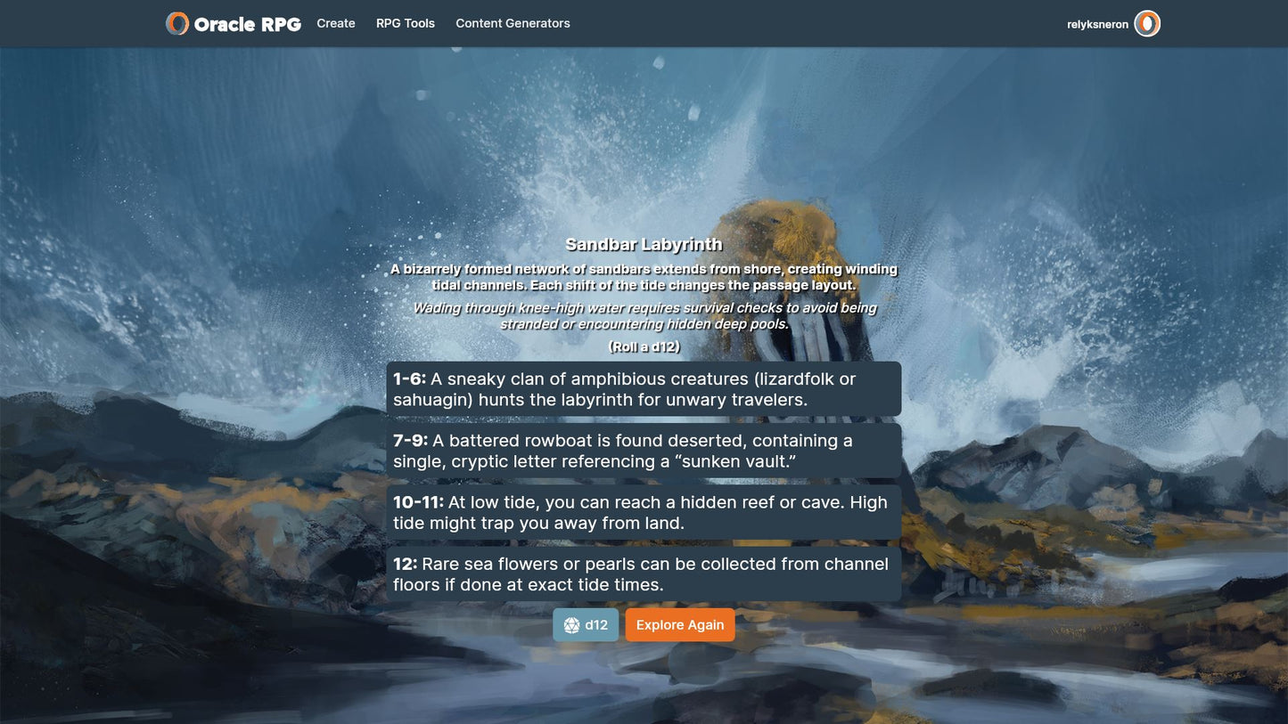 Objects of Intrigue Oracle RPG Module (5E)