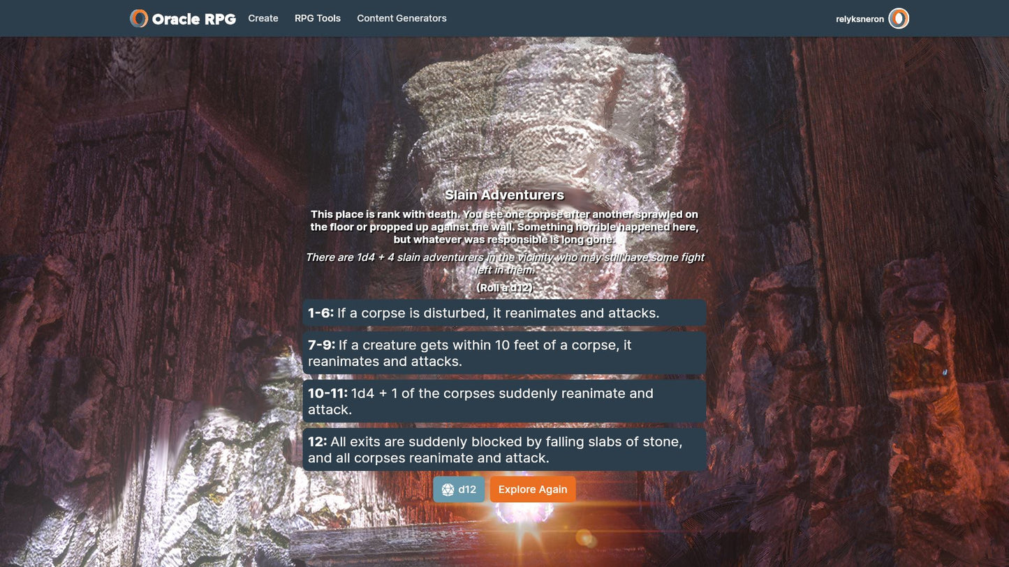 Objects of Intrigue Oracle RPG Module (5E)