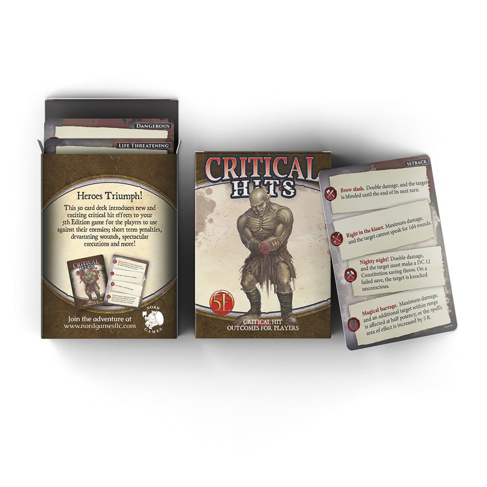 Critical Hit Deck for Players (5E)