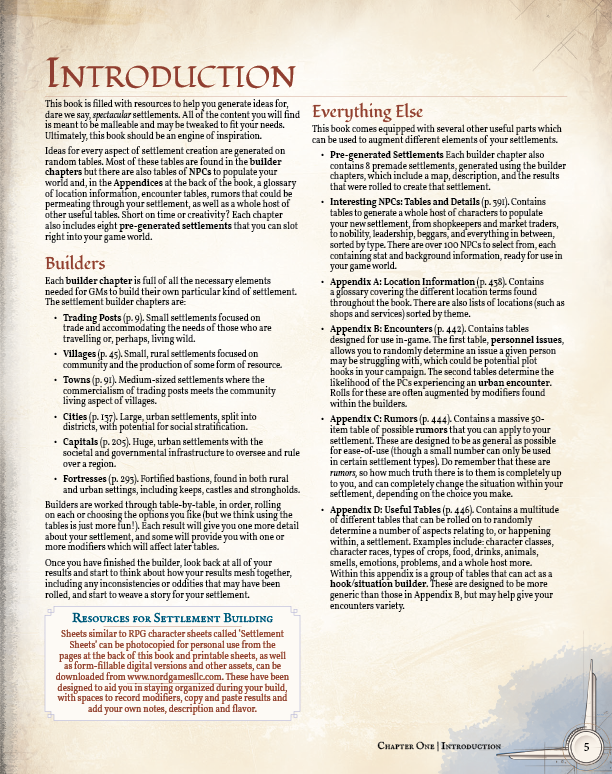 Spectacular Settlements Preview