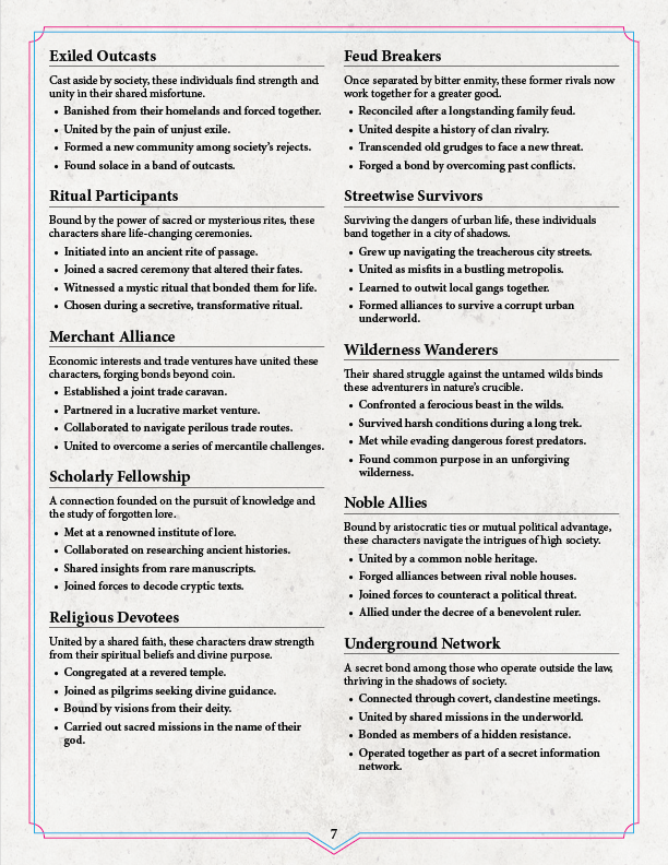 The RPG Party Starter Preview