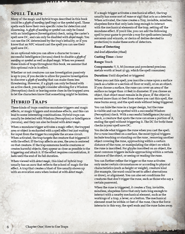 Treacherous Traps Preview (5E)
