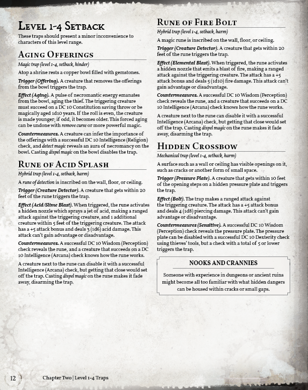 Treacherous Traps Preview (5E)