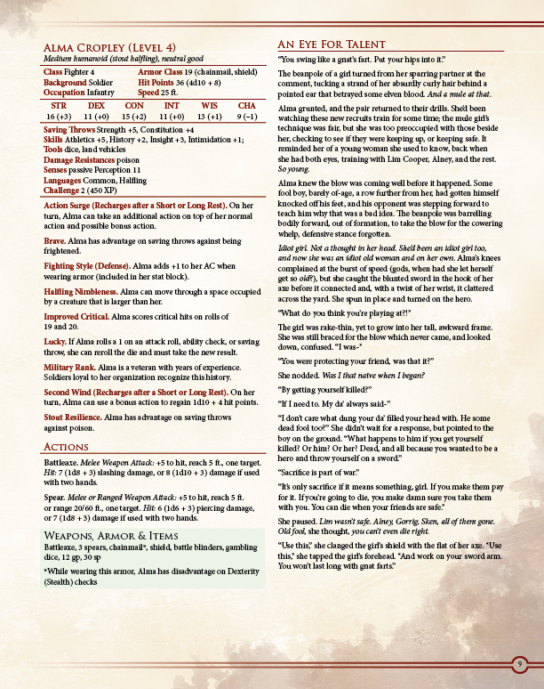 Ultimate NPCs: Warfare Hardcover (5E)