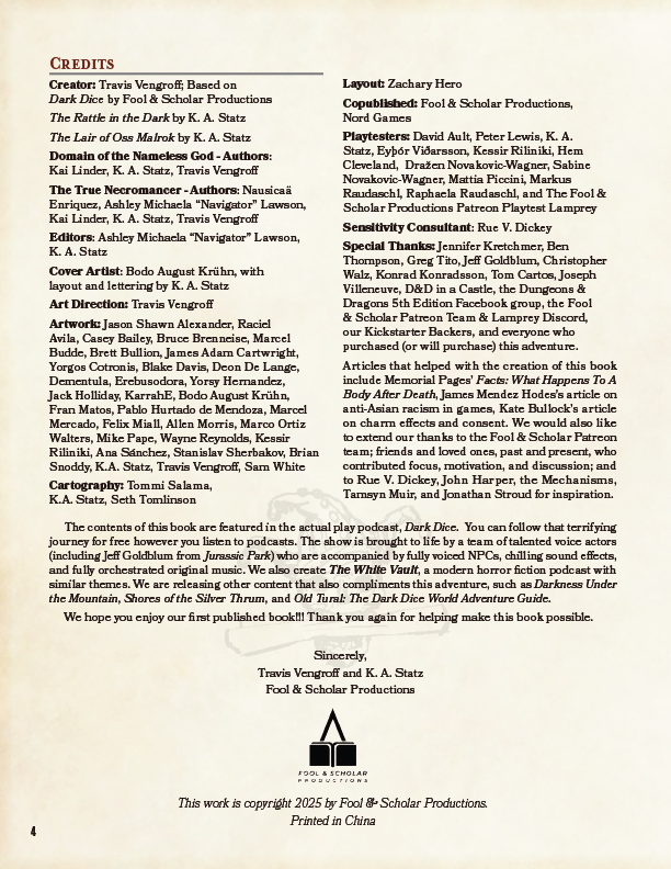 Unnatural Horrors Preview (5E)