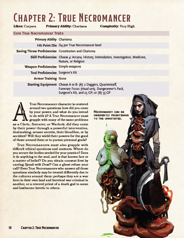 Unnatural Horrors Preview (5E)